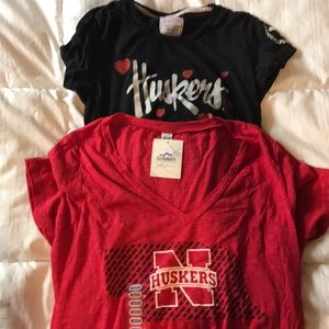 Lot of Nebraska Cornhuskers t-shirts